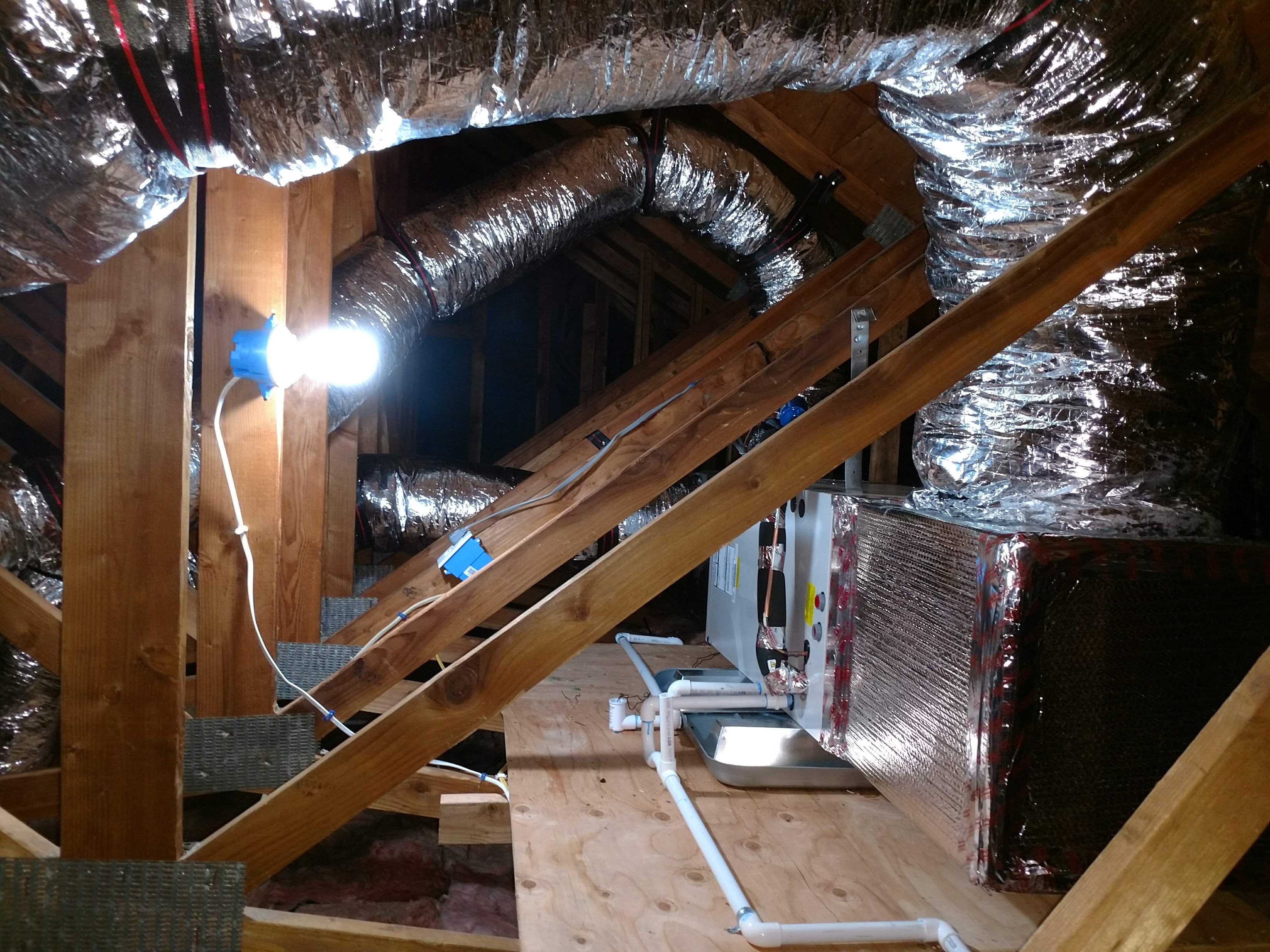 Heat Pump air handler -  Installed in the attic